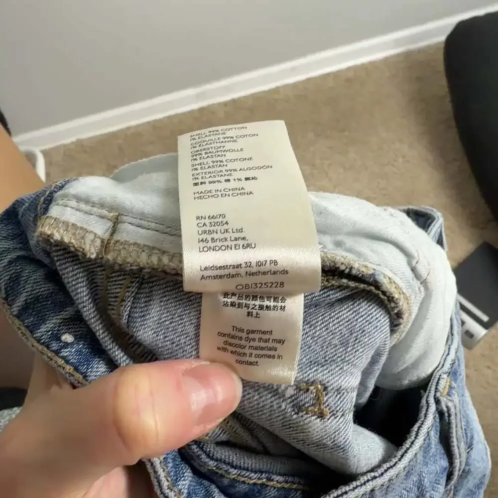 Pilcro The Vintage Straight Jeans Size 28 Light Wash Denim Women’s